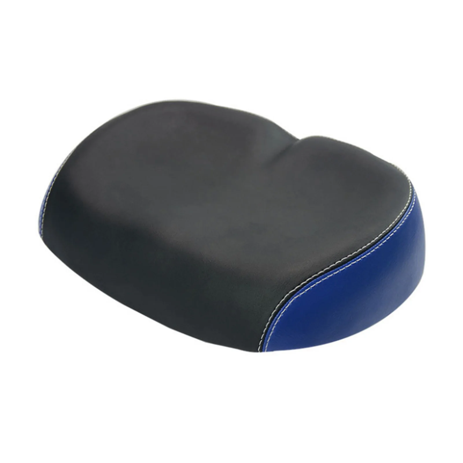 

Ergonomic Design Wide Bike Saddle PU Leather Bike Seat Shock Absorbing Comfortable Seat Universal Bicyle Cycling Accessories