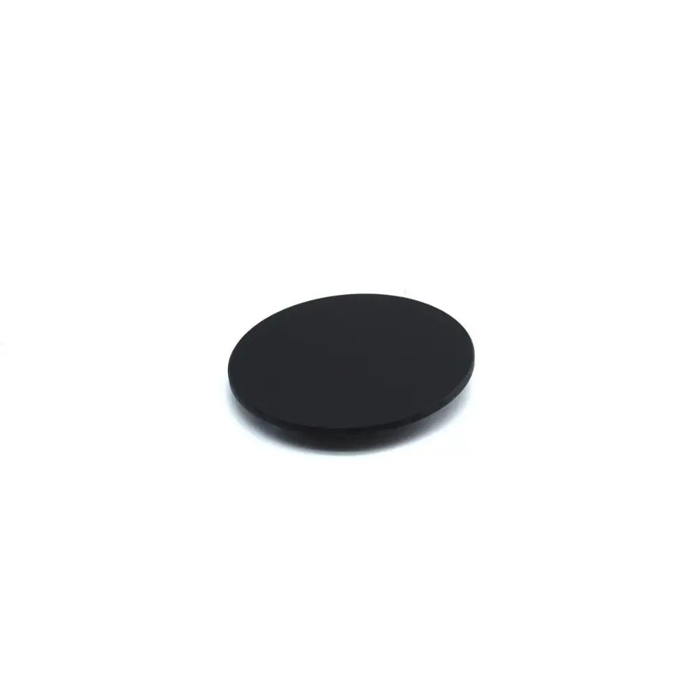 Custom size diameter 58.2mm and 2mm thickness for a uv flashlight 365nm uv pass filter glass ZWB2 UG1