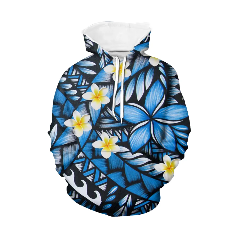 Noisydesigns Men's Oversize S-6XL Hooded Hoodies Flowers Leaf  Stripes Corlorful Autumn Winter Warm