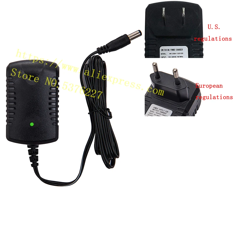 6V / 12V round hole universal charger remote control car charger, toy car charger, children electric motorcycle battery charger