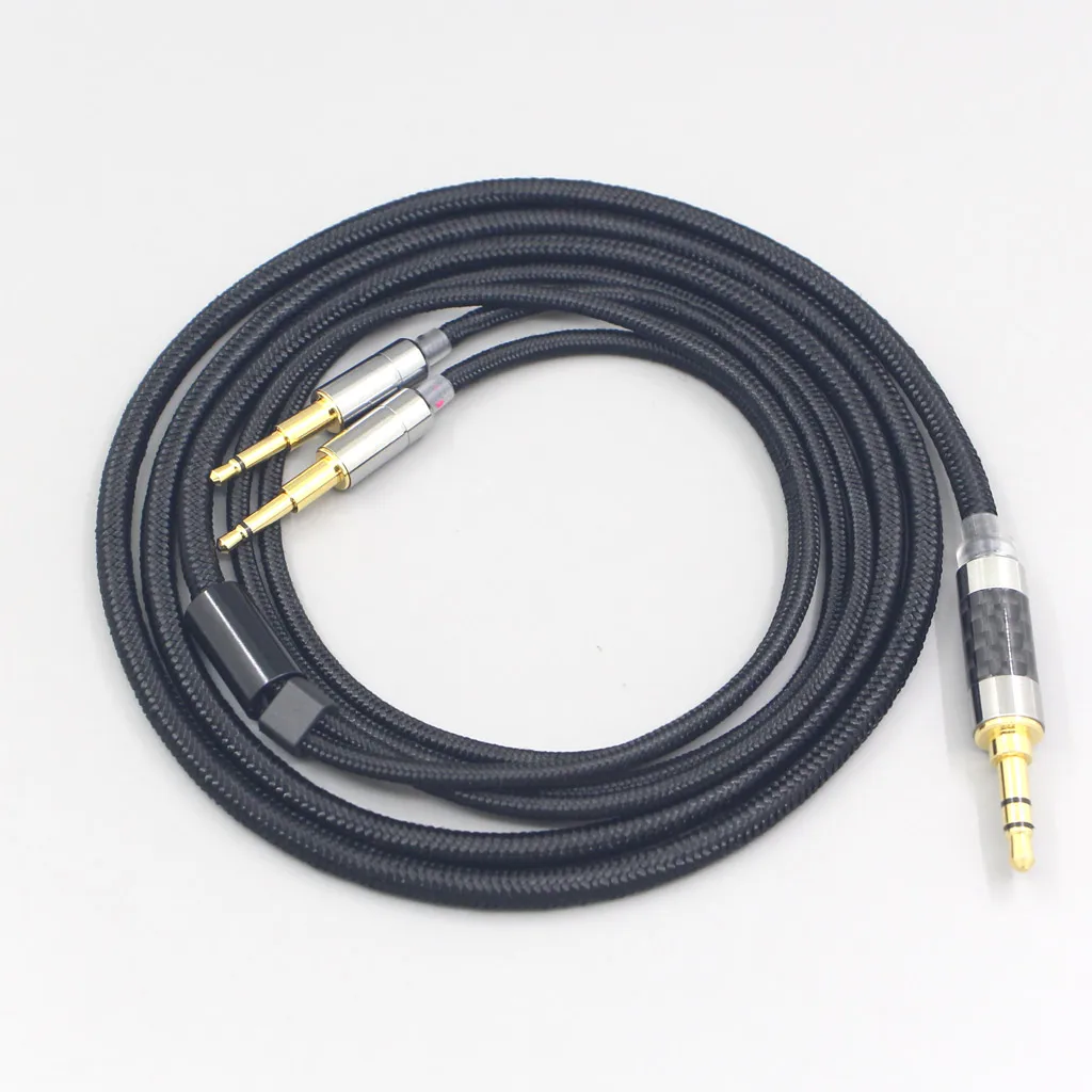 6.5mm XLR 4.4mm Super Soft Headphone Nylon OFC Cable For audioquest nighthawk GOLDPLANAR GL600 GL1000C GL400C LN007553