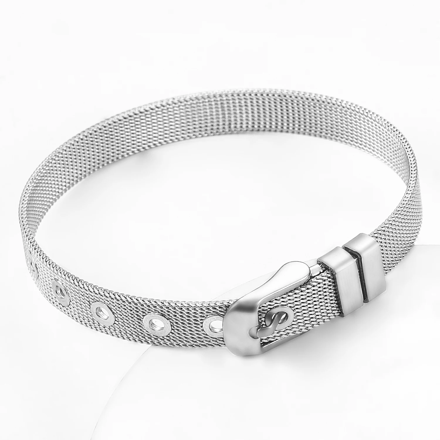 Stainless Steel Classic Fashion Men's 8mm Watch Chain Jewelry Bracelets
