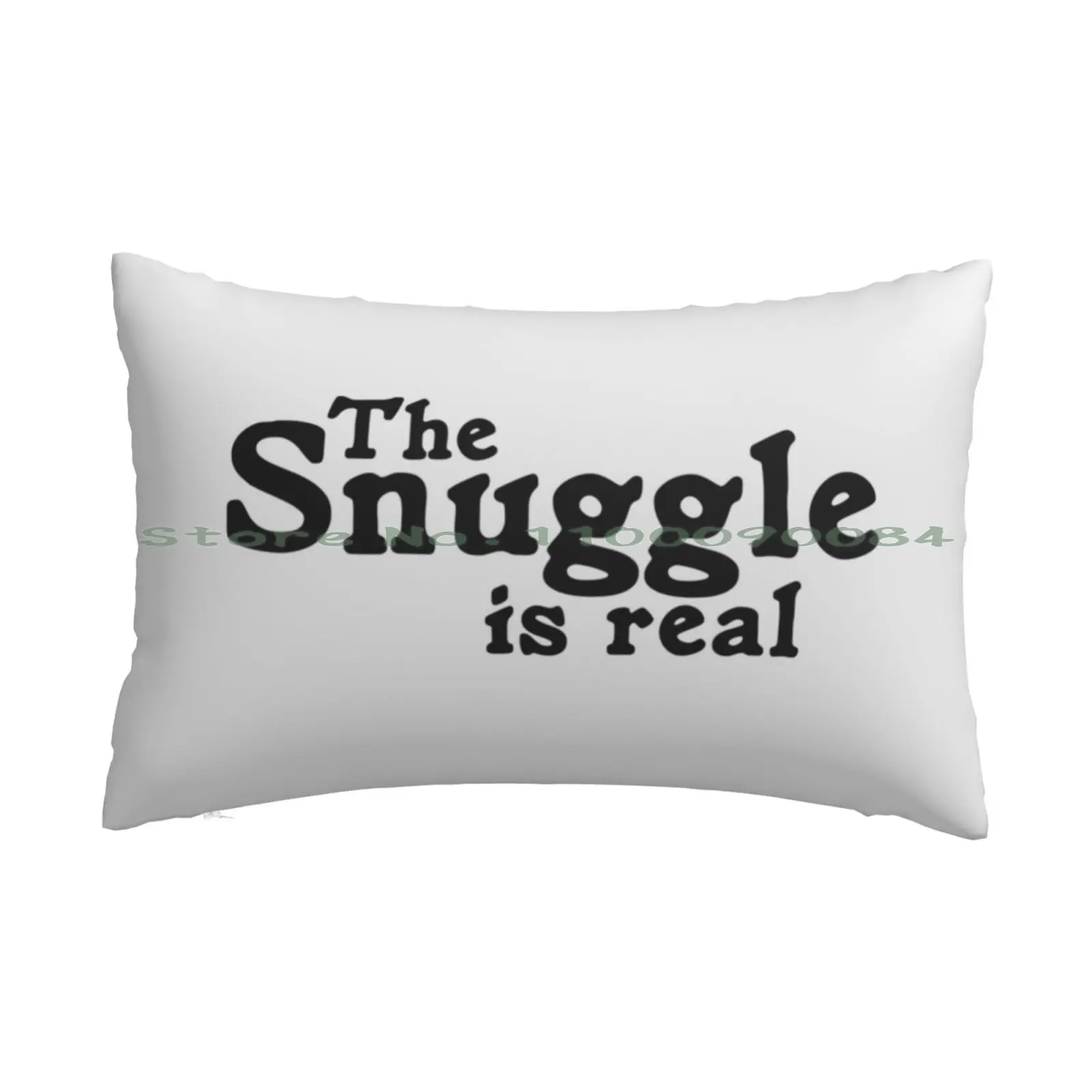 The Snuggle Is Real Cute Pun Cozy Funny Quote Pillow Case 20x30 50*75 Sofa Bedroom Mamba Mamba Out 24 Mamba Forever Bryant 24