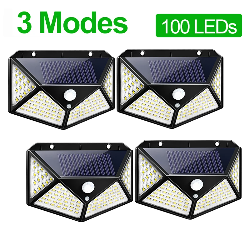 

Powerful LED Solar Light Outdoor for Garden Decoration Garden LED Solar Lamp Powered Waterproof PIR Motion Sensor Street Light