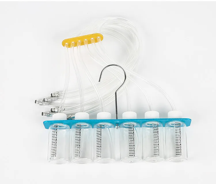 Diesel Common Rail Injector Flow Meter With 24 Adaptors Fuel Line Test Tester /Diagnosis Tool Set 6 injectors tested together