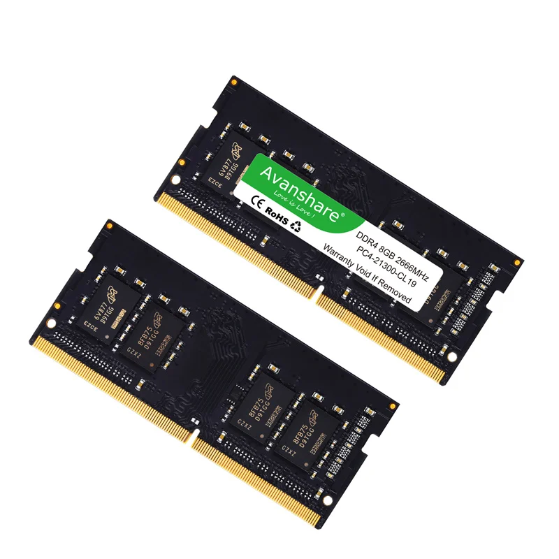 Imagem -05 - Avanshare Memoria Ram Ddr4 8gb 4gb 16gb 2400mhz 3200 2666mhz Sodimm Notebook High Performance Laptop Memory