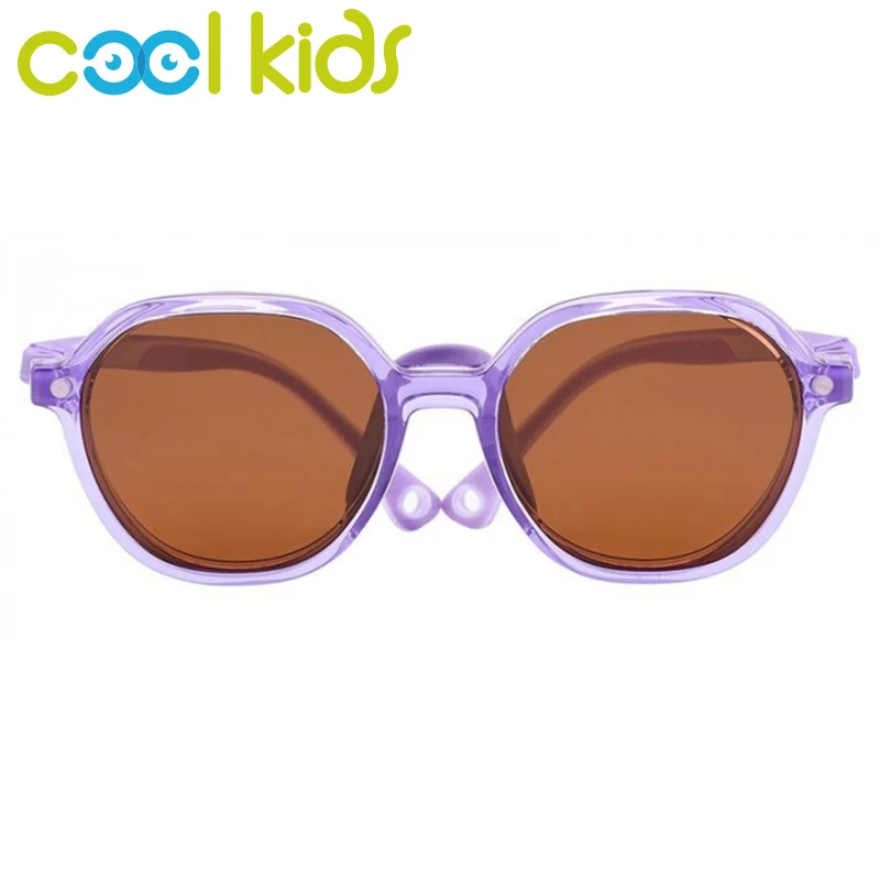 

COOL KIDS Sunglasses for Child Fashion Boy Girl Geomtric Eyeglasses for Sun protect Optic Myopia/Reading Clip-on Glasses UV400