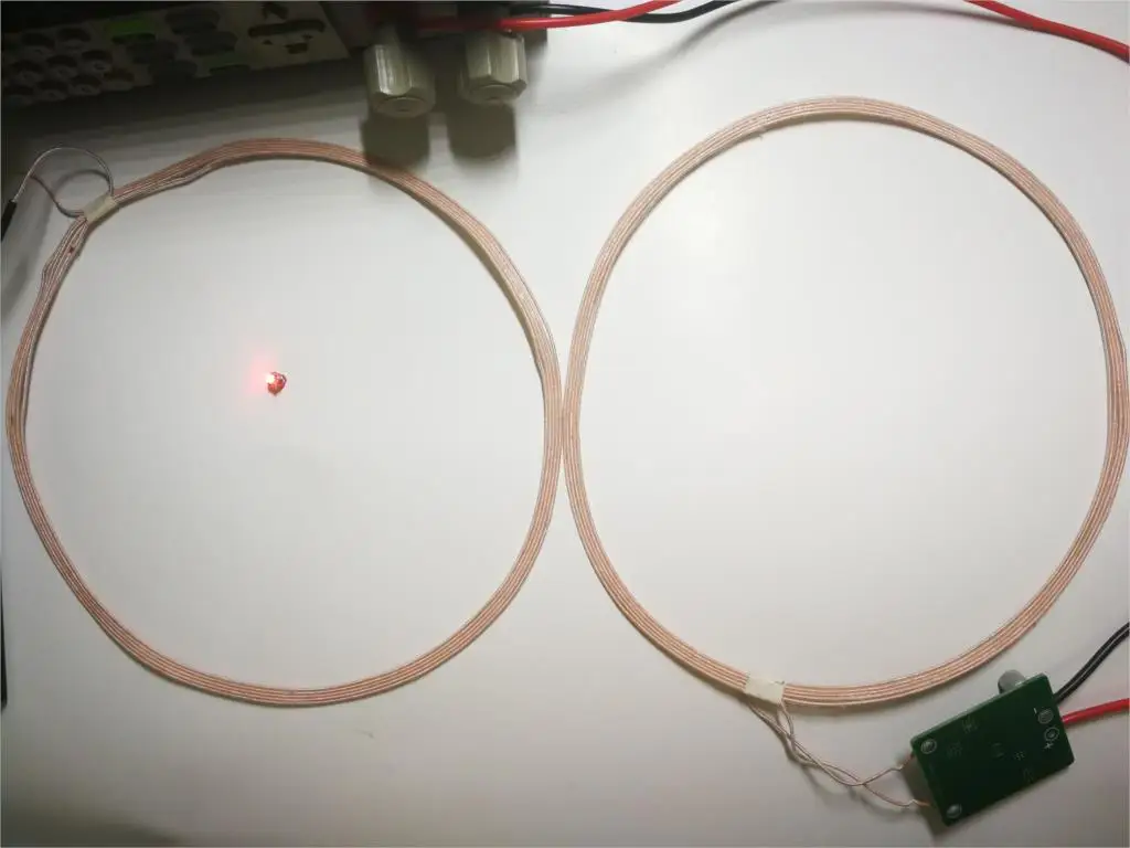 New type of magnetic resonance wireless power supply module 36W 12V3A power transmission on the same plane side