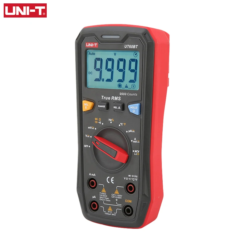 UNI-T UT60S Цифровой мультиметр UT60BT Bluetooth Мультиметр True RMS 1000V AC DC Voltage Tester Амперметр Частотомер