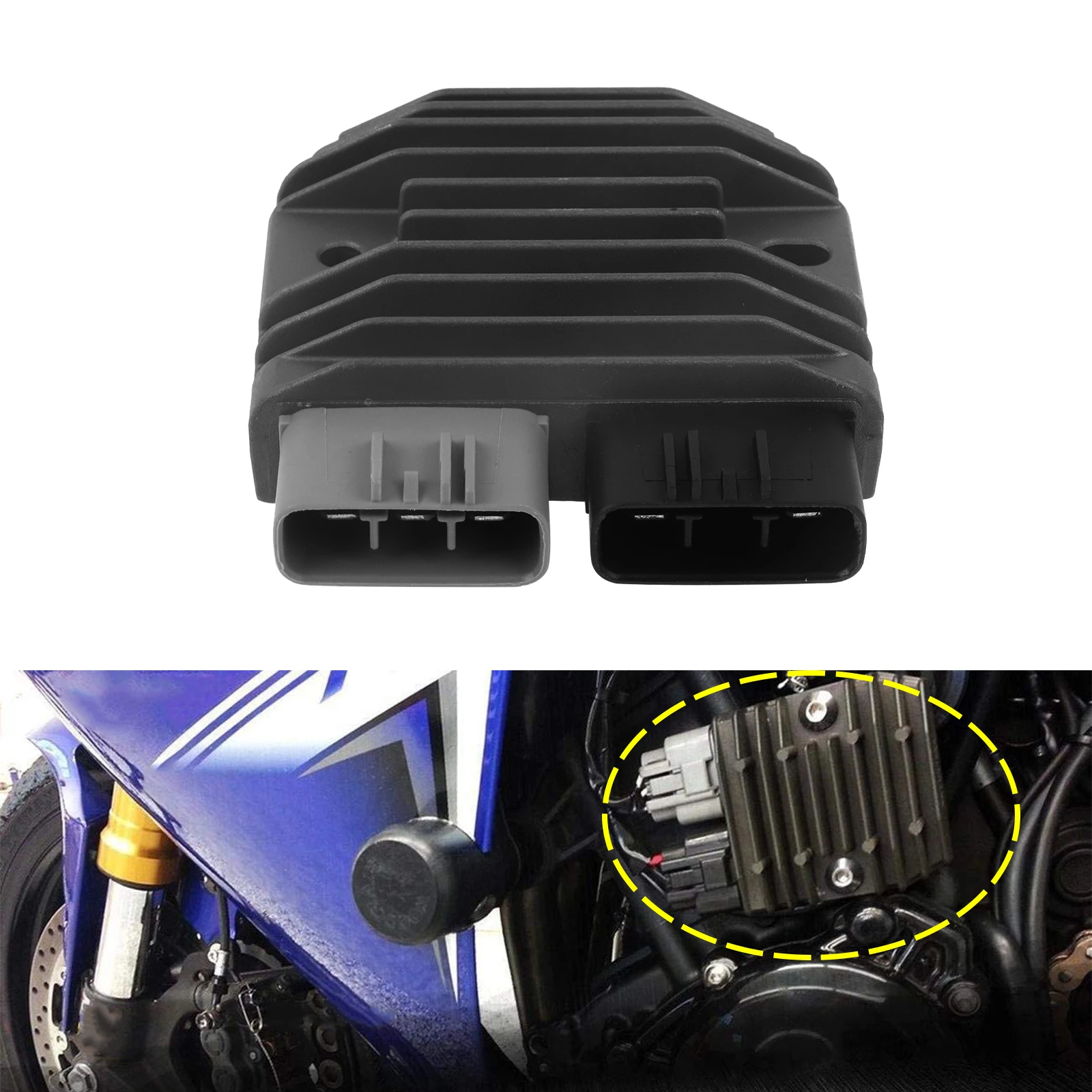 12V Regulator Rectifier for Yamaha YZF-R1 Grizzly 700 YFM700  Honda Kawasaki BMW Can-am Sea-doo Triumph Polaris Motorcycle Parts