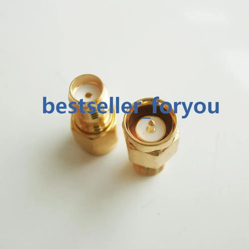 1Pcs Sma Connector Female Plug Centrum Naar Quick Sma Connector Man Geen Schroef Push Op Rf Adapter