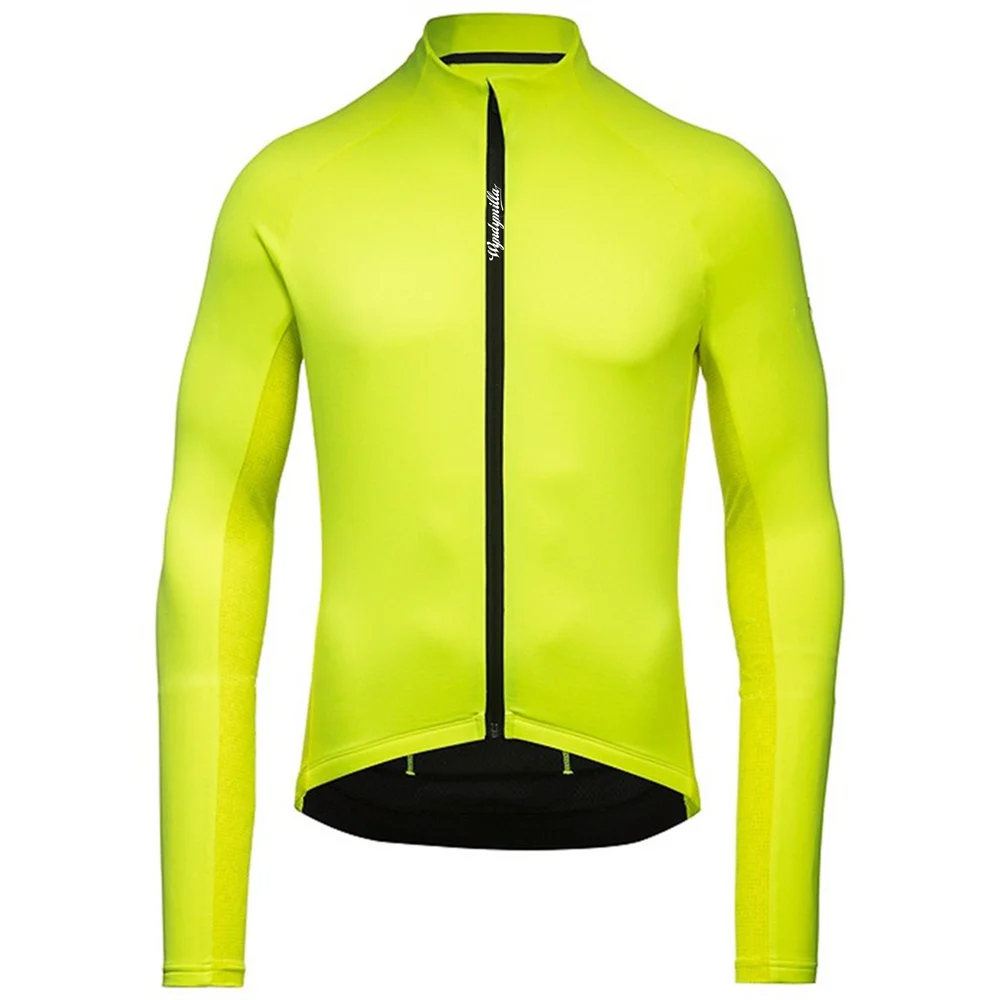 

Sport Winter Thermal Fleece Cycling Jersey Flannel Long Sleeve Team Bike Clothing Breathable Unisex Light Jacket Ciclismo