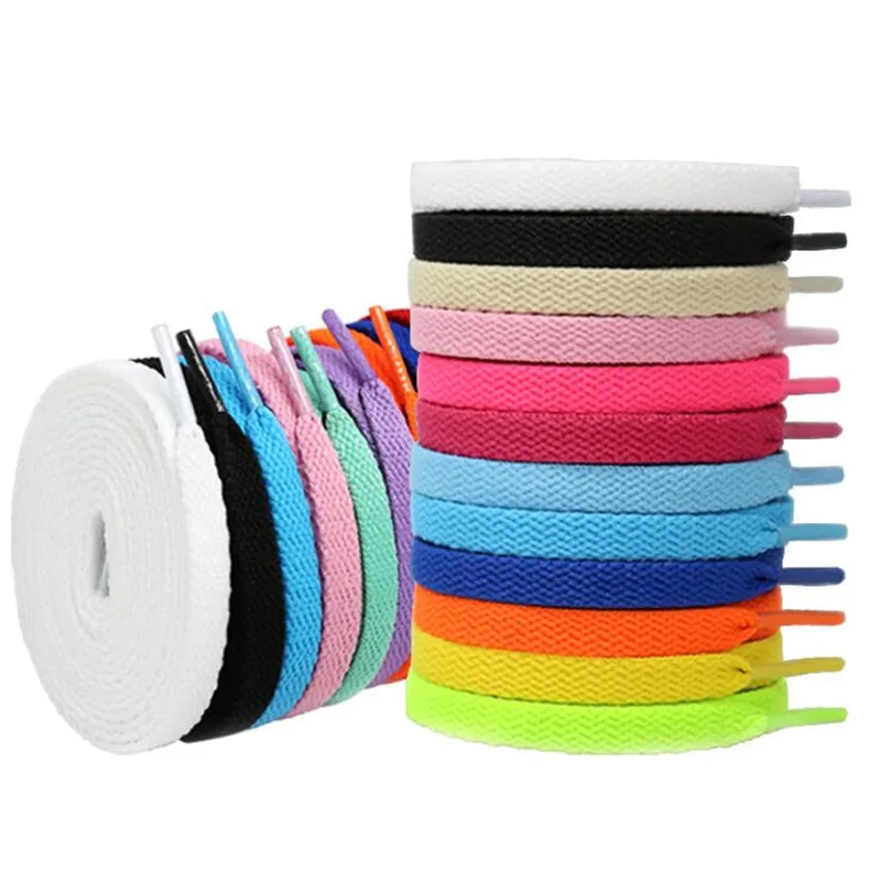 120cm Round Shoelaces 15 Colors Sneaker Shoe Laces Strings Shoelaces Bootlaces Sport Boot lace Athletic Shoe String 8mm