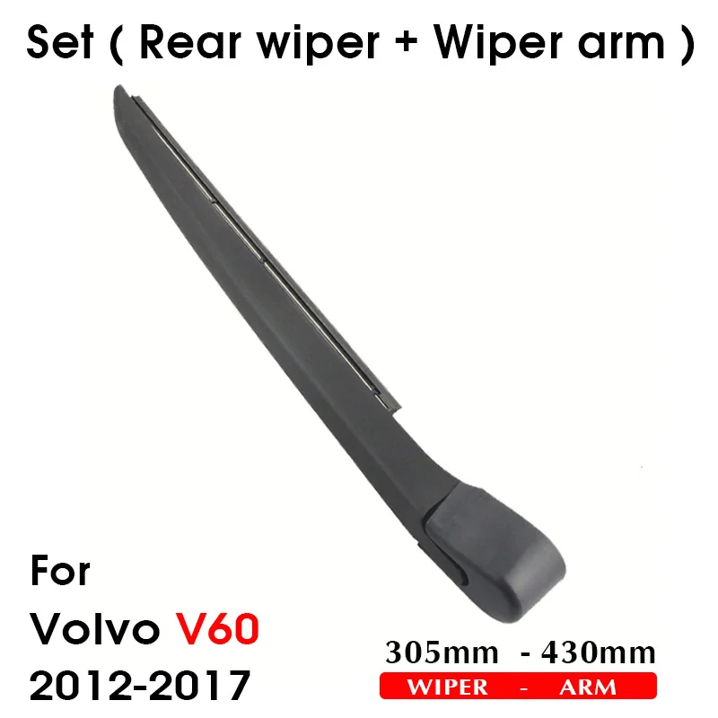 Car Wiper Blade Rear Back Window Windscreen Windshield Wipers Auto Accessories For Volvo V60 Hatchback 305mm 2012-2017