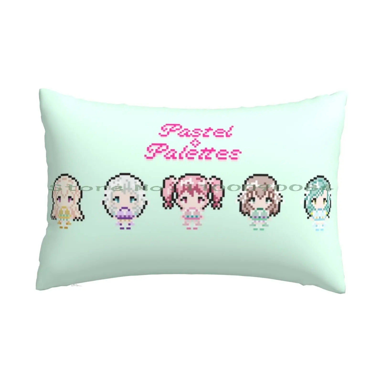 

Bang Dream ! Pastel Palettes Pixel Art Pillow Case 20x30 50*75 Sofa Bedroom Keep Off Rug Funny Quotes Glitch Cool Retro Geek