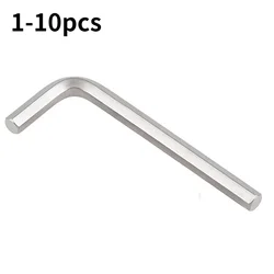 M1.5 M2 M2.5 M3 M4 M5-M17 L Shaped Hex Keys Allen Key Wrench Nickel Plated Single Flat-head Hexagonal Screwdriver