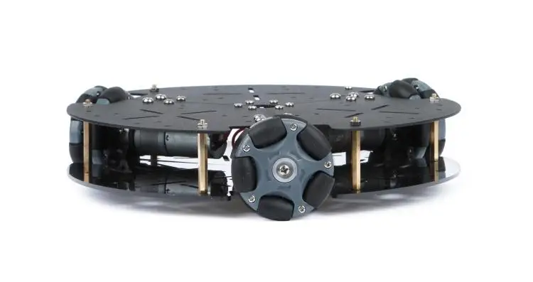 Kit de chasis de coche Robot Omni Wheel, carga de 5KG, 58mm, Robot móvil con Motor codificador Hall de 12V CC para Arduino, piezas de juguete de vástago DIY