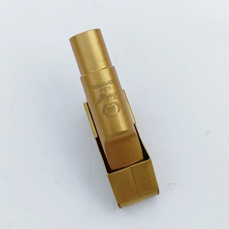 Music Fancier Club Professional Tenor Soprano Alto Saxophone Metal Mouthpiece Gold Plated Sax Mouth Pieces Accessories 5 6 7 8 9