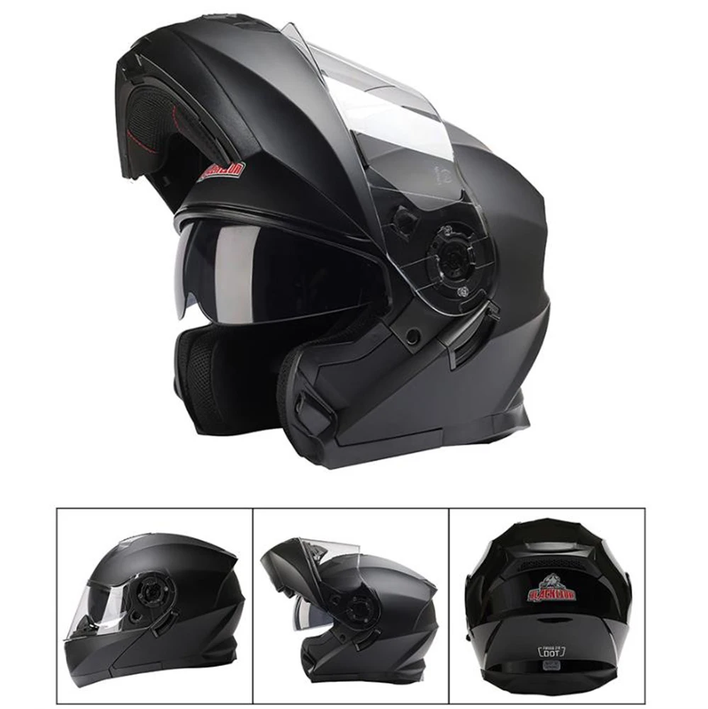 كامل الوجه ADV دراجة نارية الم - مراجعة Dual Visor Motorcycle Racing Helmet وسعره
