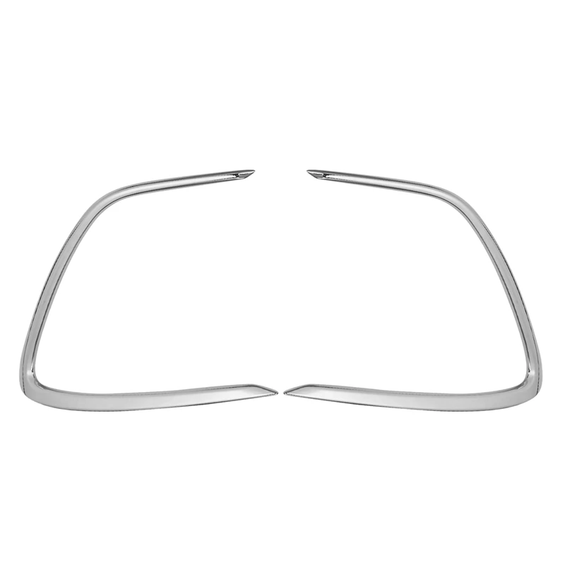 for Toyota Camry 2021 Chrome Front Fog Light Lamp Cover Trim Bumper Molding Garnish Eyebrow Eyelid