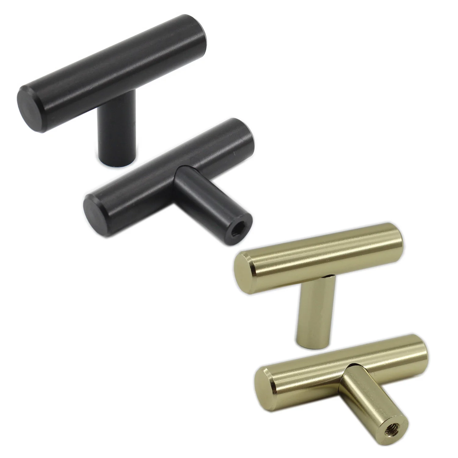 

Cabinet Knobs,Drawer Pull for Cabinets Hardware Knobs Single Hole T Bar Cabinet Handles Metal Drawer Knobs T Bar Aluminium alloy