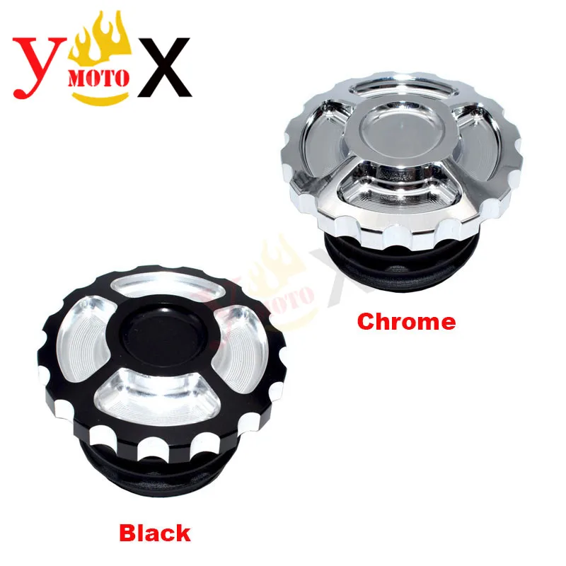 CNC Fuel Gas Petrol Tank Cap Cover Lid  For Harley Softail Custom FXSTC Springer Sportster 883 XL883L 1200 XLH1200 Street Bob
