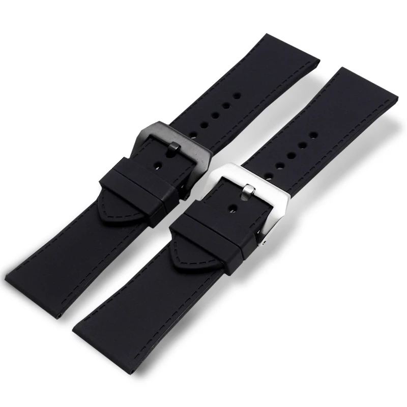 24mm 26mm 28mm30mm Large Waterproof Silicone Strap Suitable for POLIC PL14698 for Diesel Universal Watch Accessories