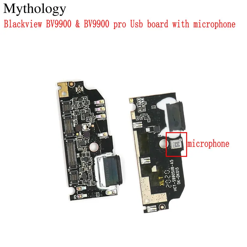 USB Board Flex Cable Dock Connector with Microphone, Mobile Phone Charger Circuits, Blackview BV9900 Pro, 5.84