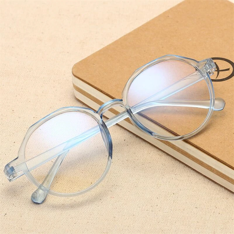Retro Round Optics Eyeglasses Women Men Fashion Clear Mirror Myopia Lens Nearsighted Glasses 0 -0.5 -1.0 -1.5 To -6.0