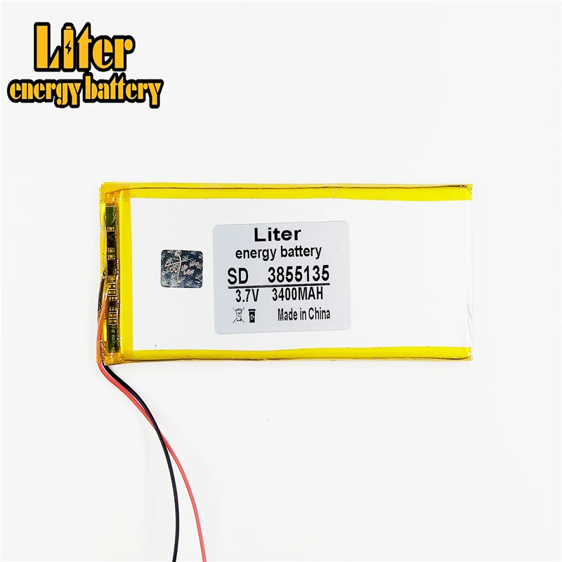 li-po 3.7V 3400mah (polymer lithium ion battery) Li-ion battery for tablet pc 7 inch 8 inch 9.7 inch 10.1 inch [3855135]