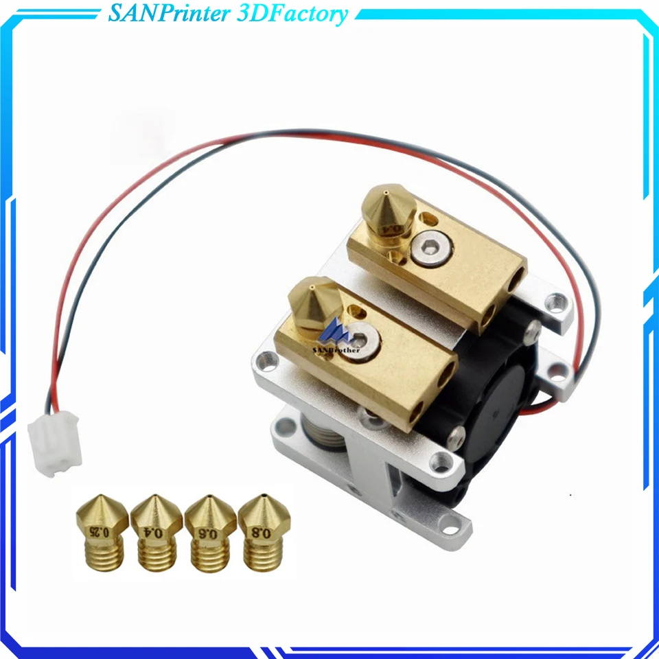 UM2 UM2+ 2+ Extended+ Hot End Olsson Heating Block Isolator PTFE Coupler Nozzle Heat Sink Hotend 1.75/3mm