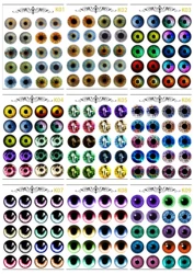 New Blythe Doll Eye Piece Pattern Paper DIY Doll Eye Accessories