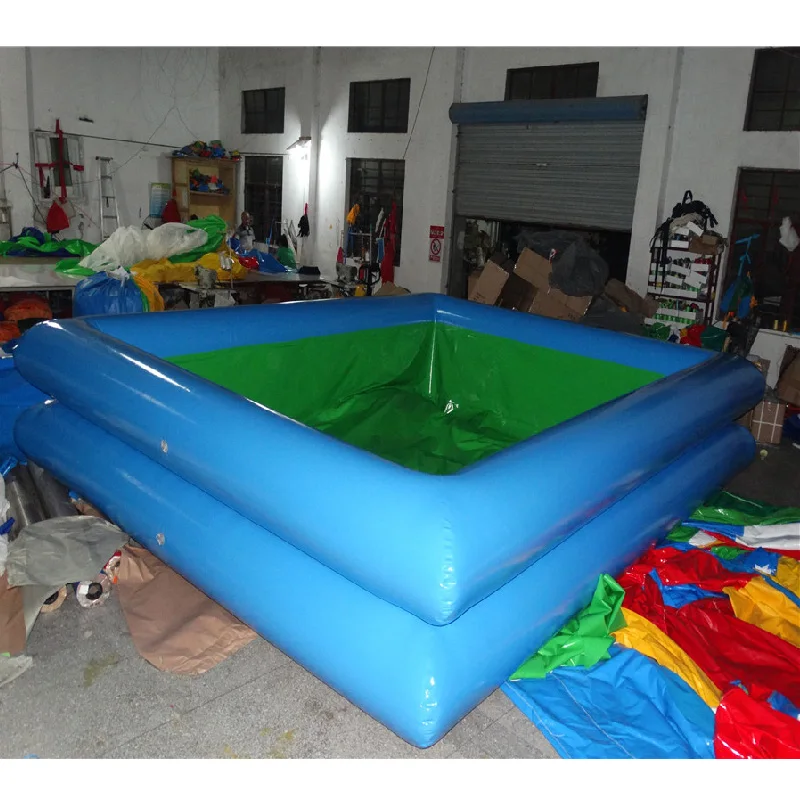 Inflatable Swimming Pool Factory Customized Commercial PVC Inflatable Water Square Pool For Kids And Adults Fun Play