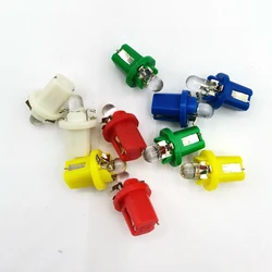 100Pcs T5 B8.5D SMD LED Car Light Automobiles Light-emitting Diode Instrument Dashboard Light Bulbs Auto Interior Small Lamp