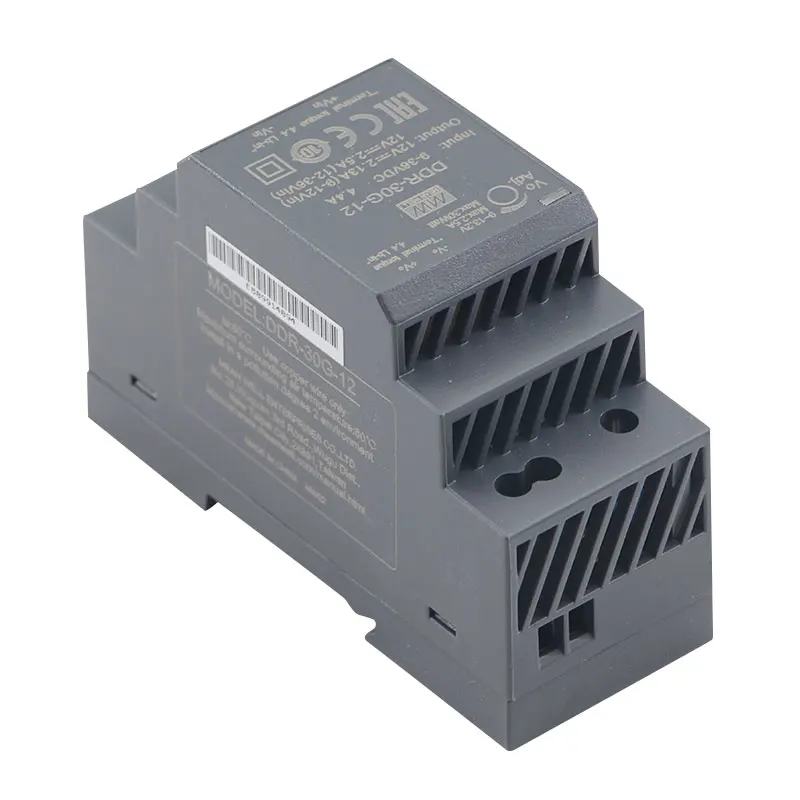 MEANWELL DDR-30L 30G-12 12V 2.5A 30W meanwell 30W DIN Rail Type DC-DC Converter Switching Power Supply