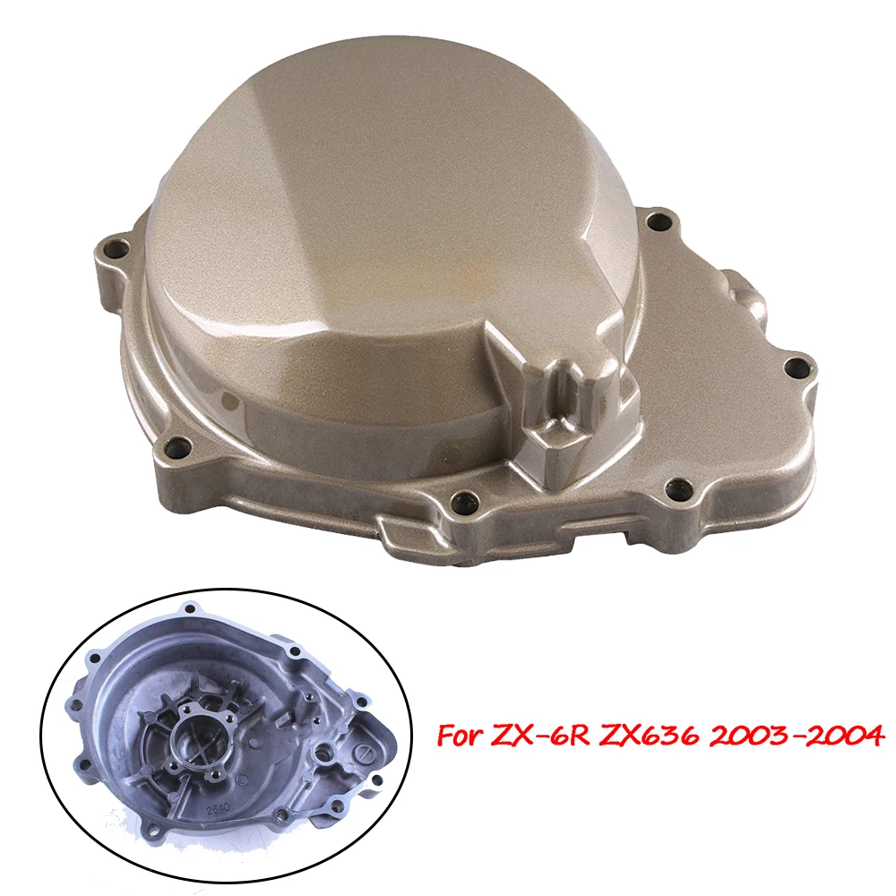 

Для Kawasaki ZX-6R ZX636 ZX6R 203-2004 левая БОКОВАЯ крышка двигателя для мотоцикла, защитный кожух кожуха двигателя, защита генератора