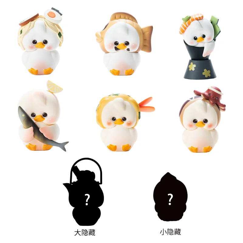 Original Late Night Izakaya Hidden Duck Series Blind Box Toy Figurine Random One Cute Anime Character Gift  Pokemon Ball