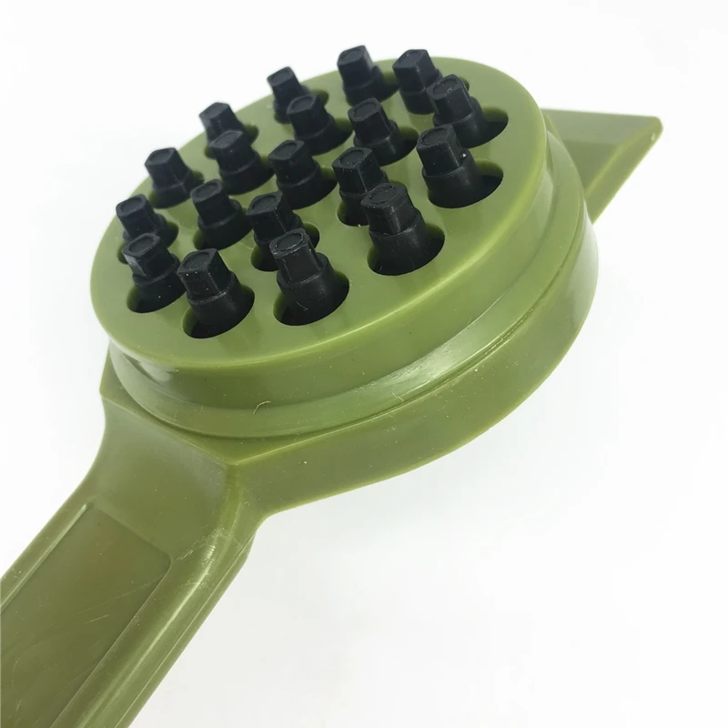 Fishing Scale Brush Graters Fast Remove Fish knife Cleaning Peeler Scaler Scraper Fish Skin Brush Scraping view 2