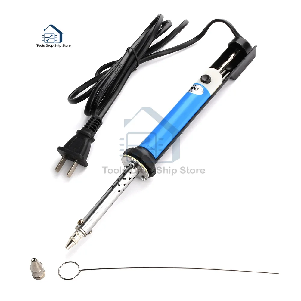 High Quality EU 2in1 30W 40W 110V 220V Soldering Iron PCB Solder Sucker Desoldering Vacuum Pump Welding Tool