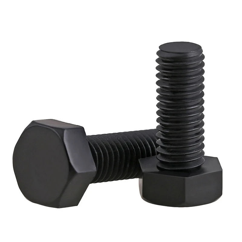 M3 M4 M5 M6 M8 M10 M12 Black Nylon Hexagonal Screw Metric Threaded Hex Head Screw Plastic Insulated Bolt Length 4mm-100mm PA66