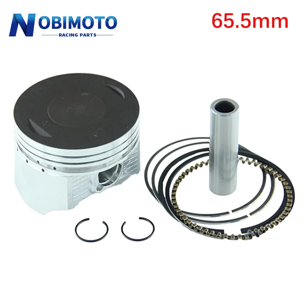 65.5mm Piston 15mm Pin Ring Set Fit for Zongshen Loncin 250cc CB250 Engine ATV Quad Bike Motorcycle 2HH-115