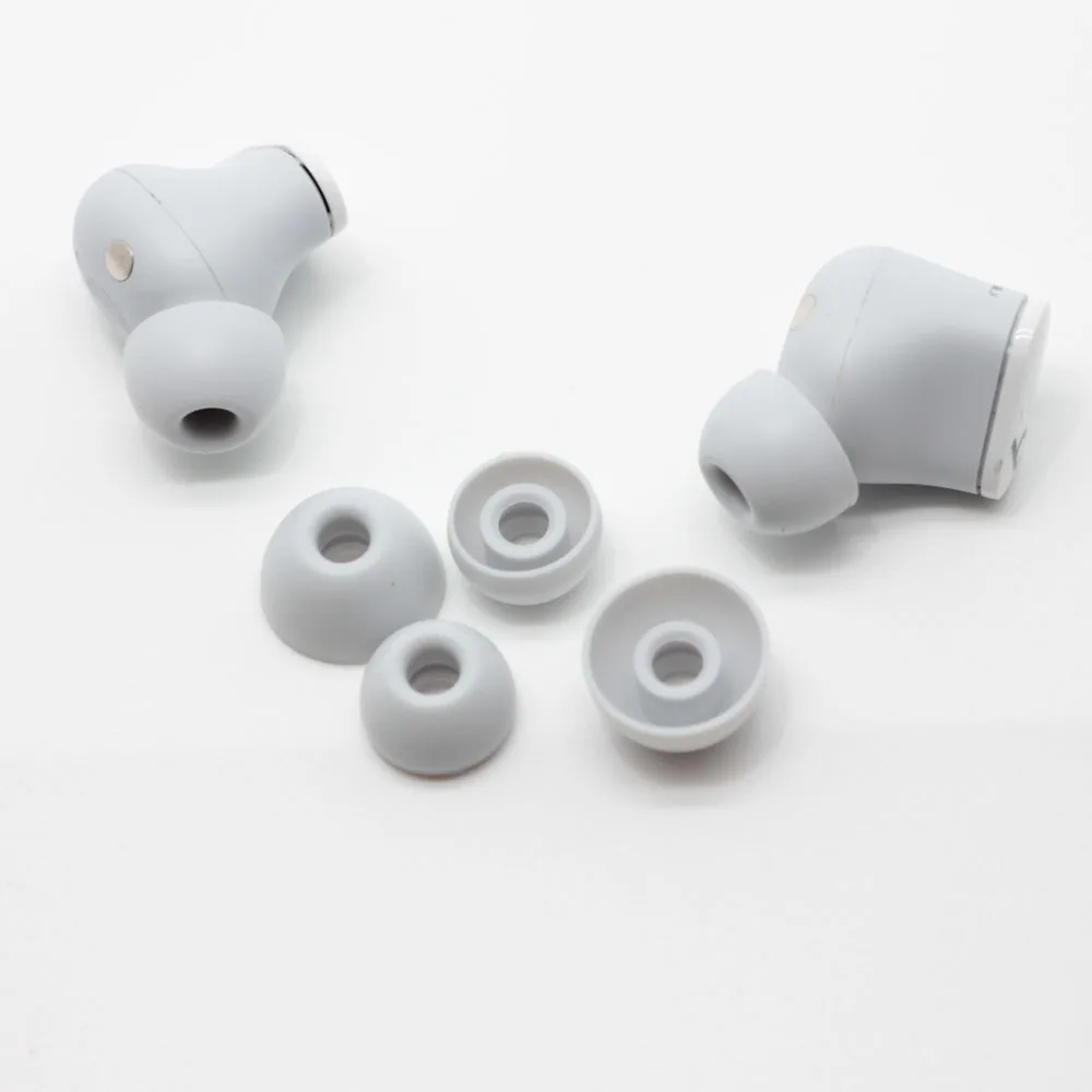 POYATU Phòng Thu Búp Silicone Eartips Dành Cho Tai Nghe Kiểu Beats Studio Nụ Đầu Thay Thế Trong Đầu Tai Nụ Tai Tay S/M/L
