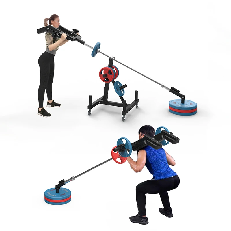 Barbell Shoulder Squat Push Frame Fitness Heavy Duty Rowing Core Strength Workour Muscle Power Training Dumbell Equipment Shelf