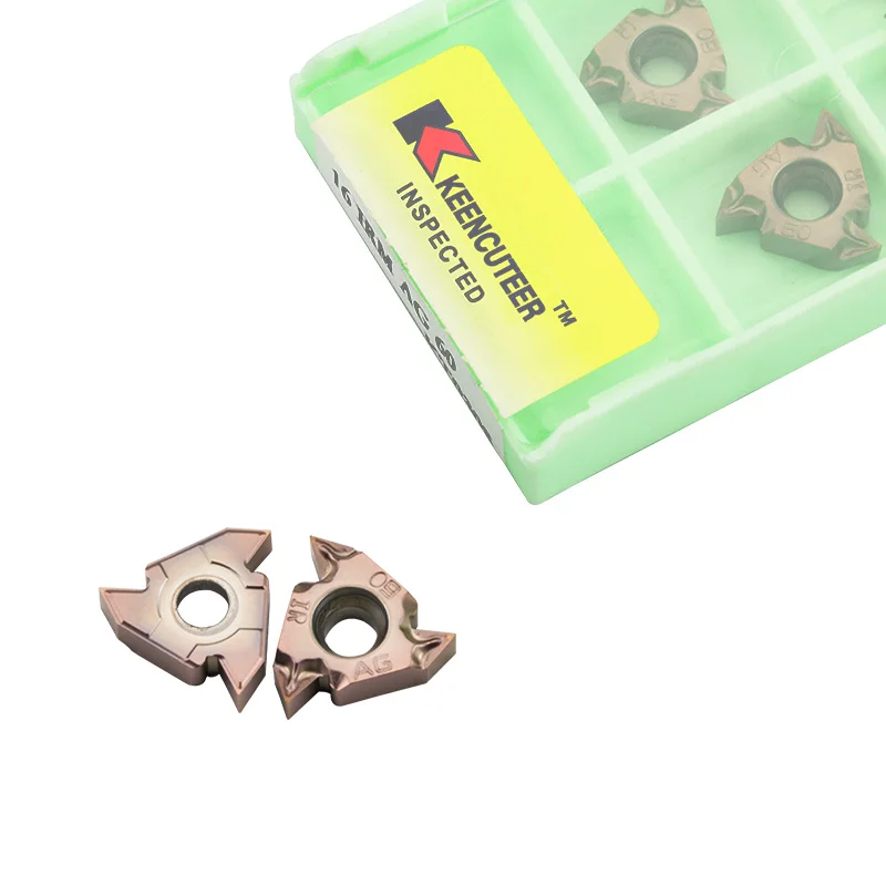 Imagem -04 - Carbide Rosca Inserção Peças de Aço Rosca Turning Ferramenta Lâmina para Snr Bar Torno Cnc 10 Pcs 16ir