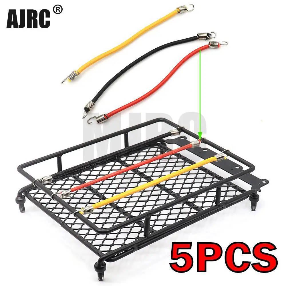 

Elastic Luggage Net Car Roof Rack Storage Net With Hooks Rubber Band For Axial Scx10 Net D90 Rc4wd Trax Trx-4 1:10 Rc Car