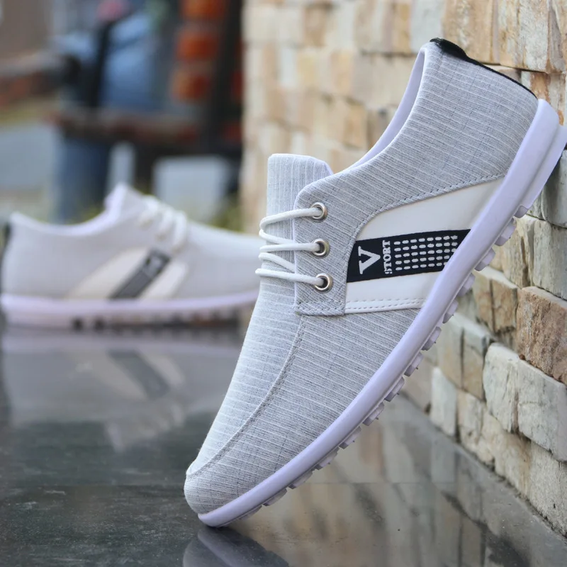 Men\'s Casual Shoes Casual Shoes Italian Breathable Canvas Shoes Men\'s Driving Shoes 2021 New Flat Shoes Zapatos De Hombre