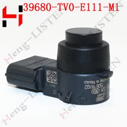 Car Parktronic 39680-TV0-E11ZE PDC Parking Sensor For Acu ra R L X C R V Ci vic 39680-TVO-E111-M1 Black Silvery