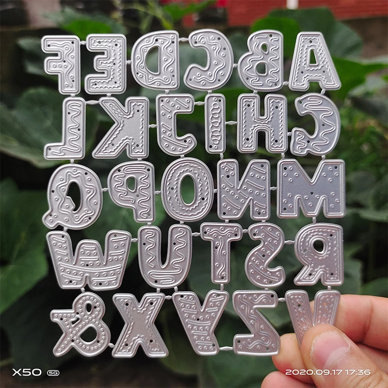 

New Arrival English Capital Alphabet Letter Metal Cutting Dies for 2023 DIY Scrapbooking Card Making Decoration Word Stencils