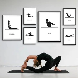 PILATES Posters and Prints Pilates Gift Pilates Studio Decor Modern Minimalism Inspiration Wall Art Canvas Painting Pictures