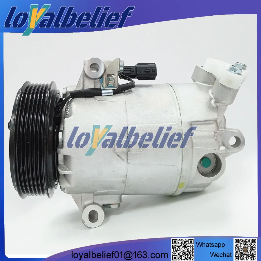 A/C Air Conditioning Compressor Magnetic W/Clutch For Nissan DUALIS QashQai J10 JJ10 1.6 HR16DE 92600BR00A 92600JE00A 89346